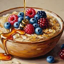 ブルーゾーン式朝食、オートミール+サツマイモ+きな粉を家族で試した