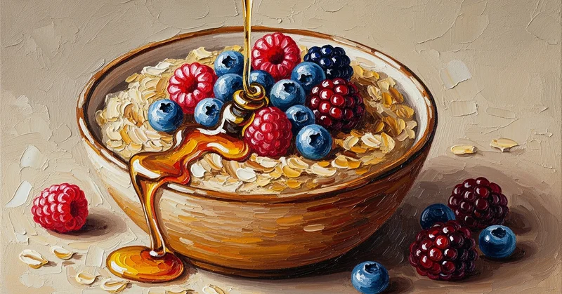 ブルーゾーン式朝食、オートミール+サツマイモ+きな粉を家族で試した