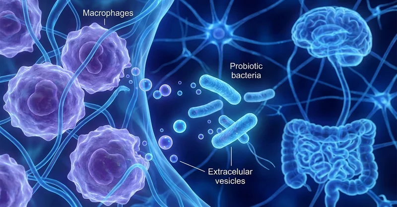 プロバイオティクス由来細胞外小胞（PEVs）がマクロファージを再プログラムする仕組みを論文から解説